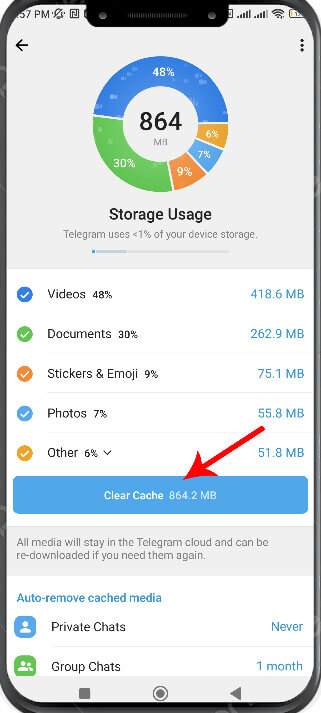 Telegram Storage