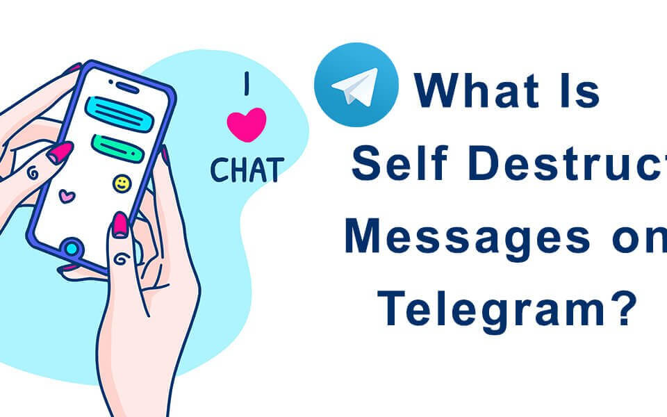 Self destruct messages in Telegram