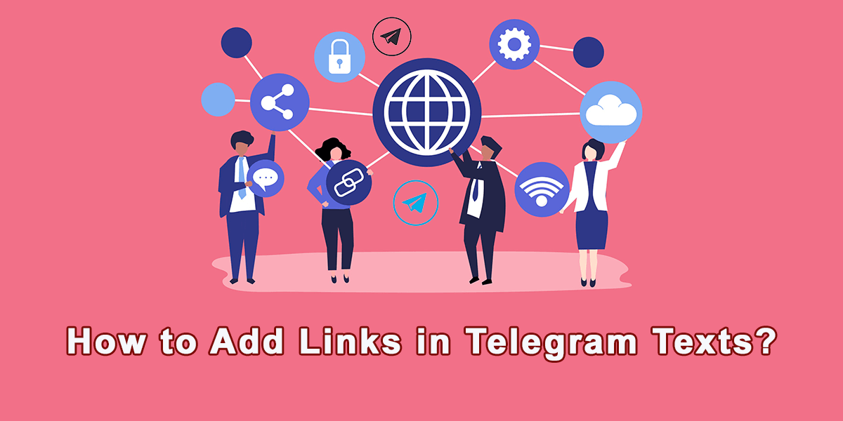 How to add links in Telegram texts?