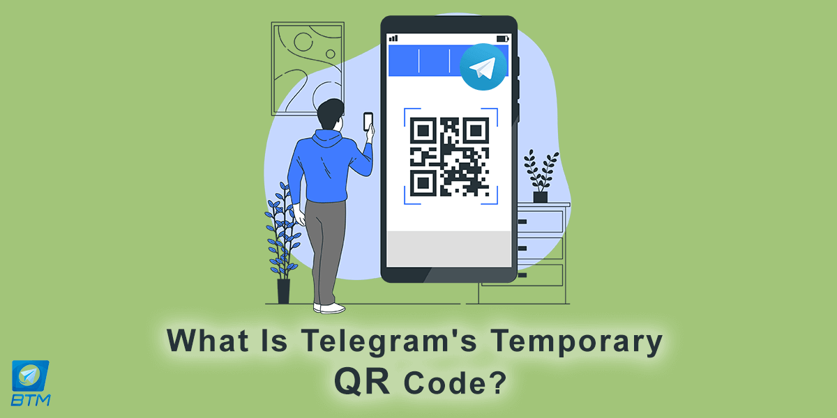 What is Telegram's temporary QR code?